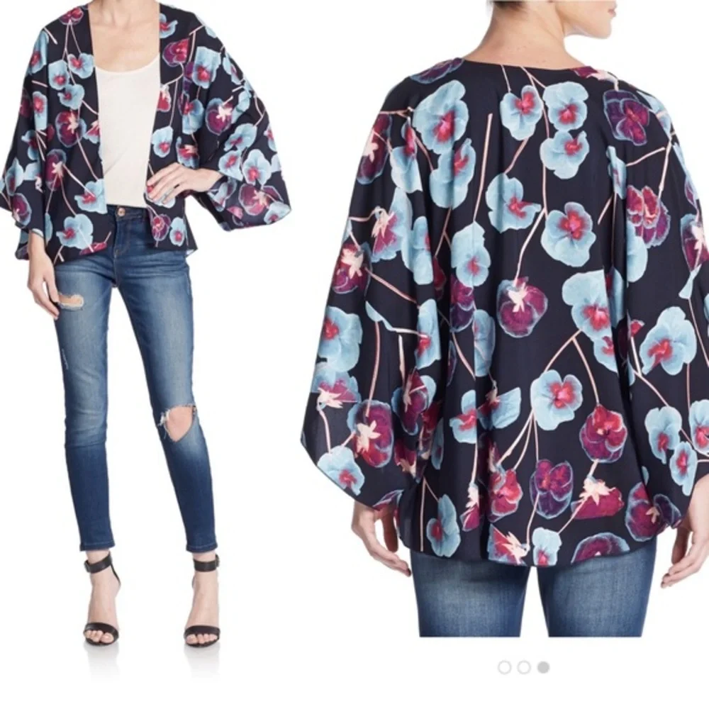 1. State Floral Kimono Jacket Sz‎ XS